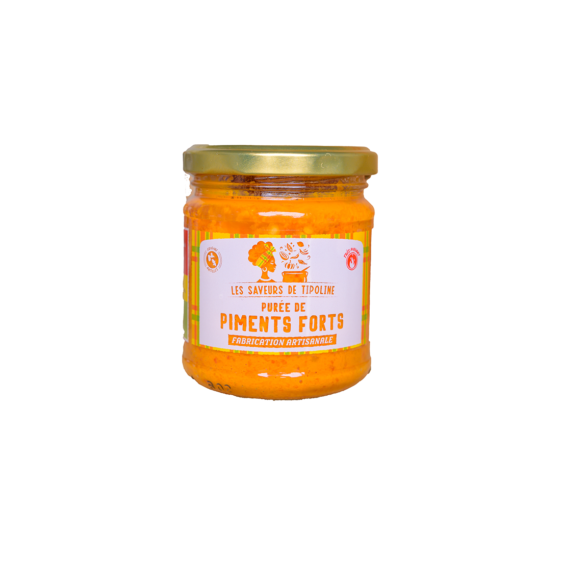 Purée de piment fort 90gr Les Saveurs de Tipoline