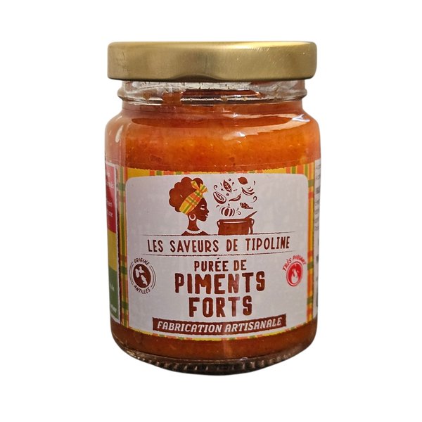 Purée de piment fort 90gr Les Saveurs de Tipoline