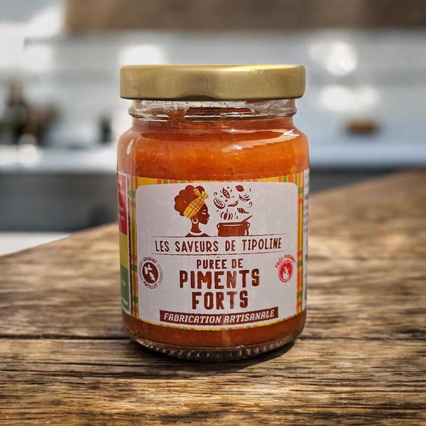Purée de piment fort 90gr Les Saveurs de Tipoline