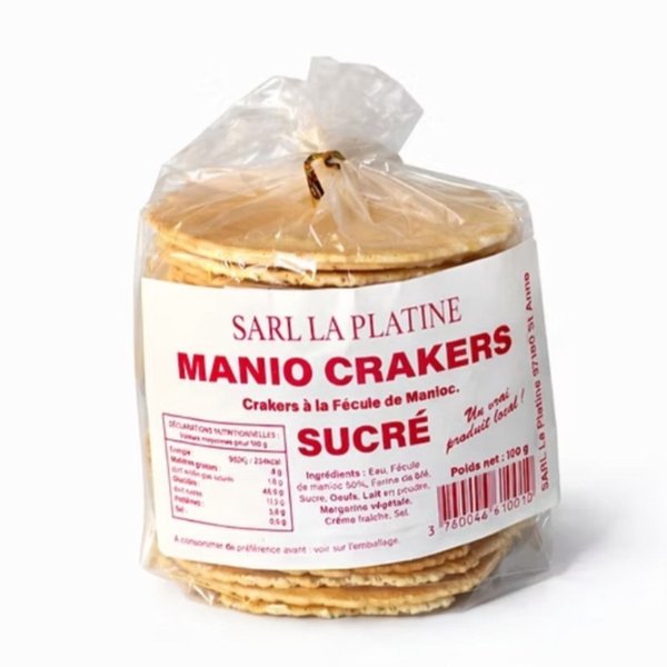 Manio Crackers sucrés