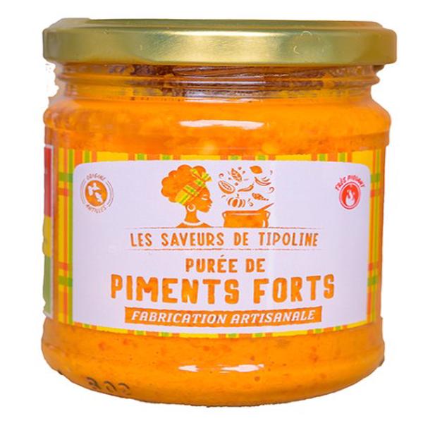 Purée de piment fort 185gr Les Saveurs de Tipoline